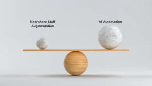 Nearshore Staff Augmentation vs. AI Automation: Which Actually Reduces Costs?