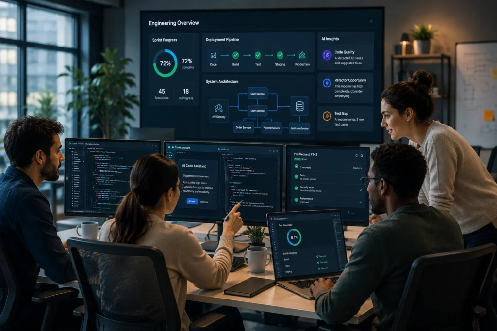best ai tools for software engineering teams used to accelerate software development and engineering productivity