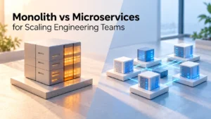 Monolith vs Microservices for Scaling Engineering Teams